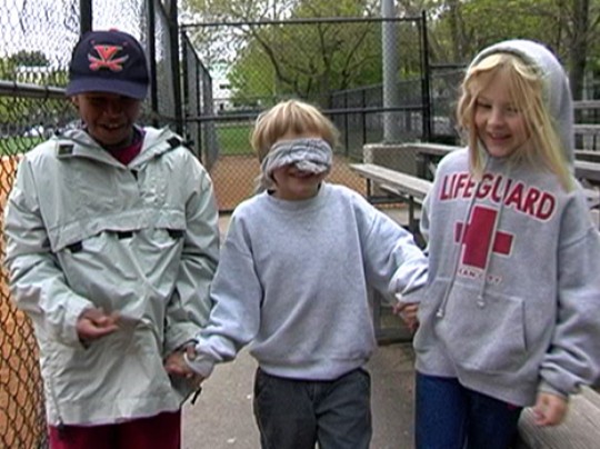 Exploring The Senses With Blindfolds